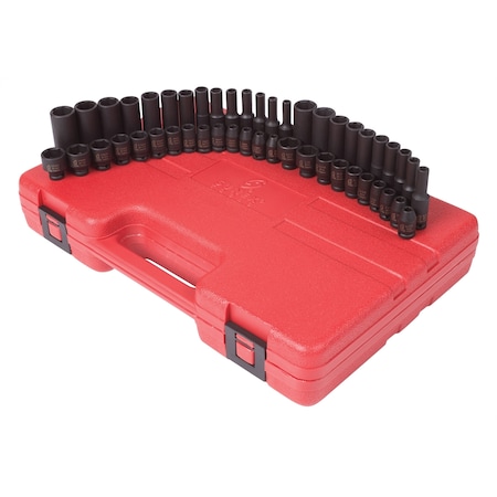 Sunex Tools 48-Piece 1/4 in. Drive, Impact Socket Master Set 1848